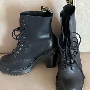 Dr. Martens Kendra Black Heels Booties